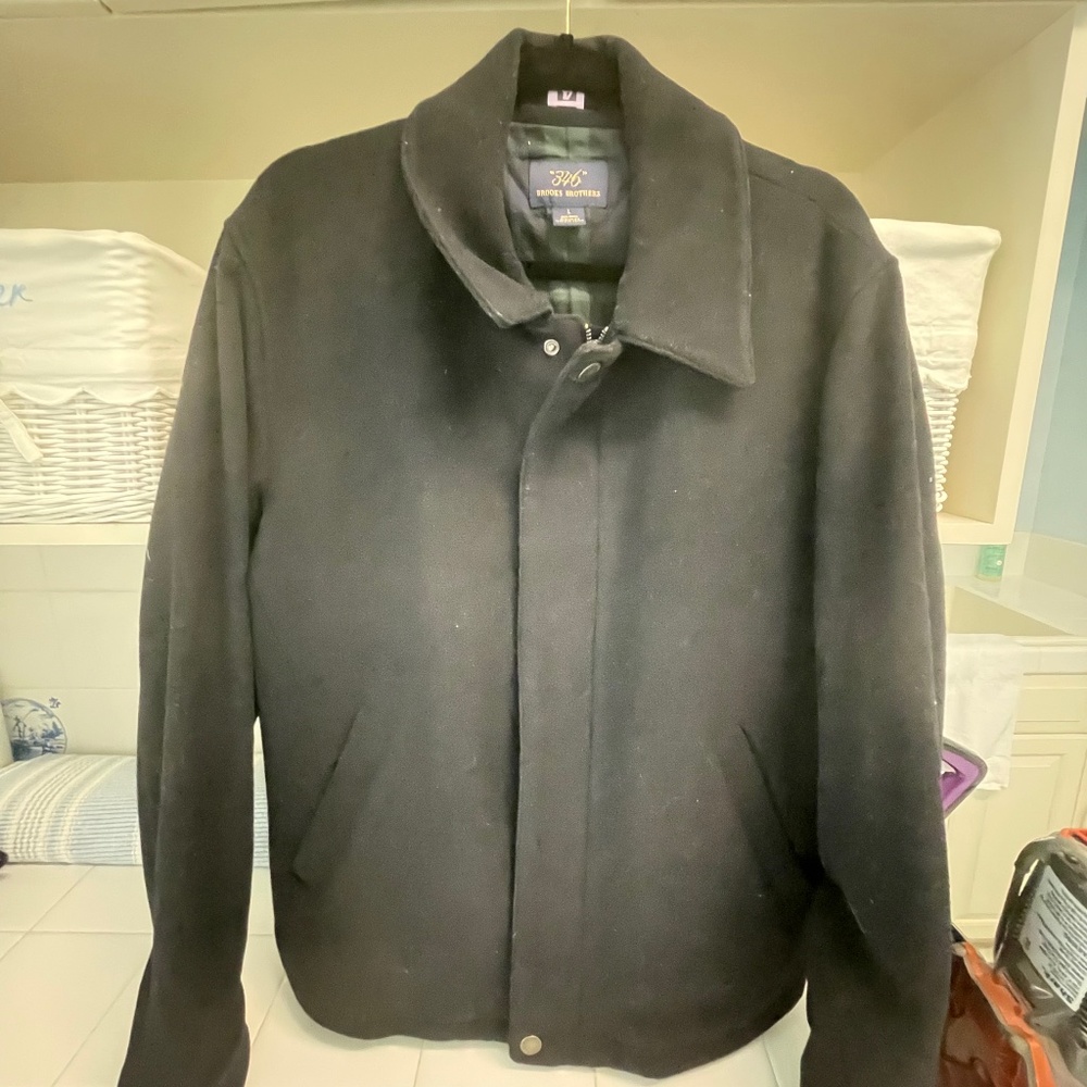 Brooks Brothers Pea Coffee Coat